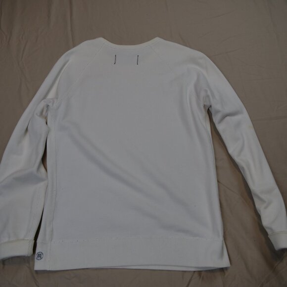 Reigning Champ White Crewneck Sweatshirt - Picture 6 of 7